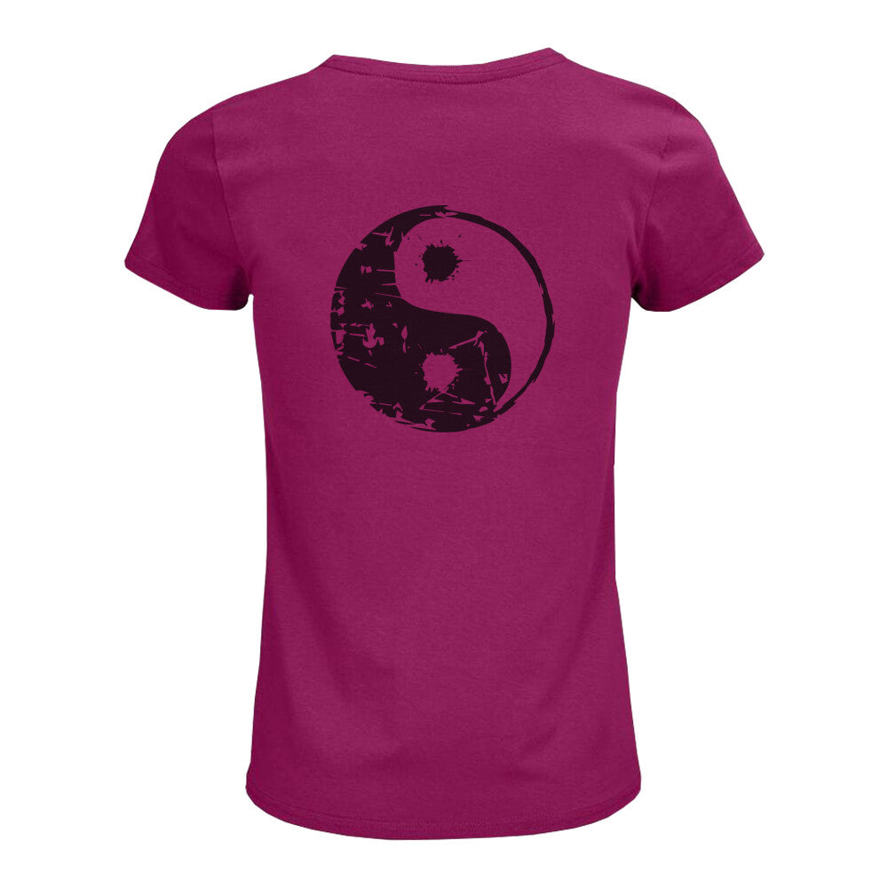 bio Baumwolle tshirt yin yang