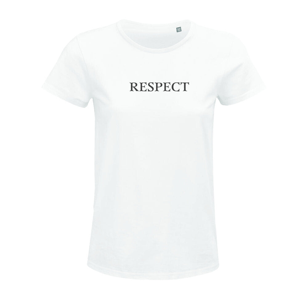 Frauen Tshirt Statement Respekt