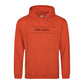 Yoga Hoodie orange Stay Loyal vegan nachhaltig