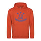 Lässiger Hoodie Orange Unisex vegan