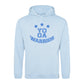 stylischer Hoodie Babyblau cool nachhaltig