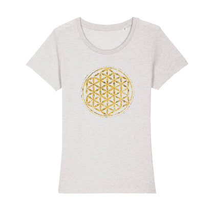 Bio tshirt Damen Blume des Lebens