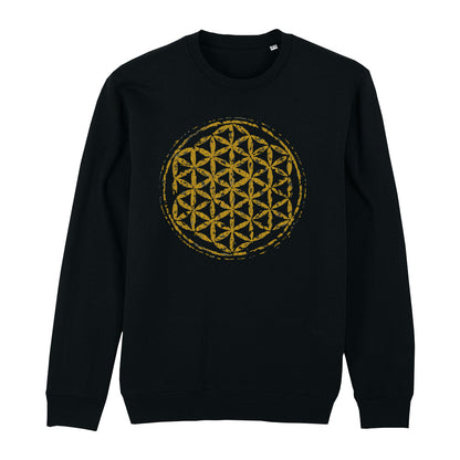 Blume des Lebens Bio Pullover Unisex