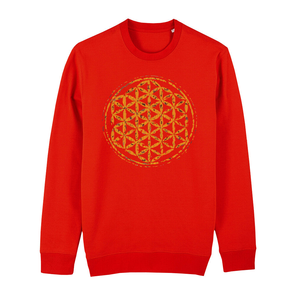 Blume des Lebens Bio Sweatshirt