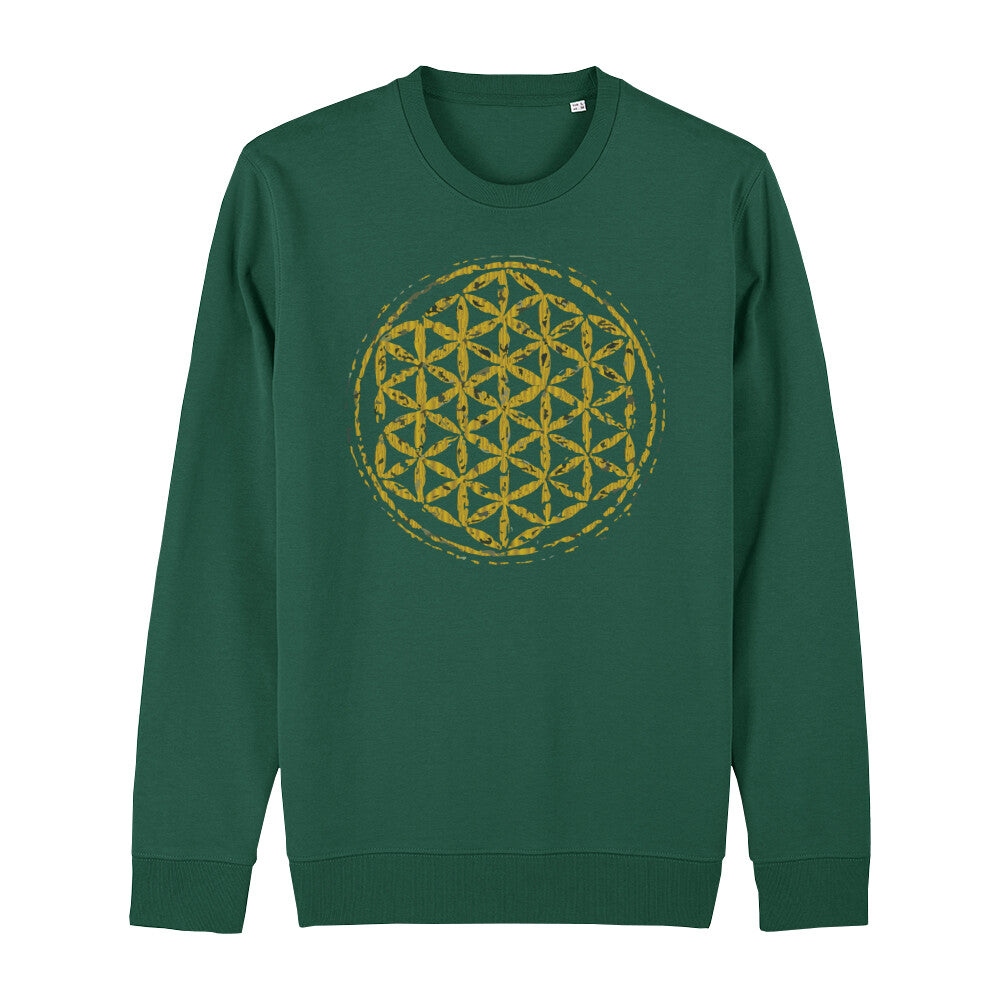 Bio Pullover Blume des Lebens