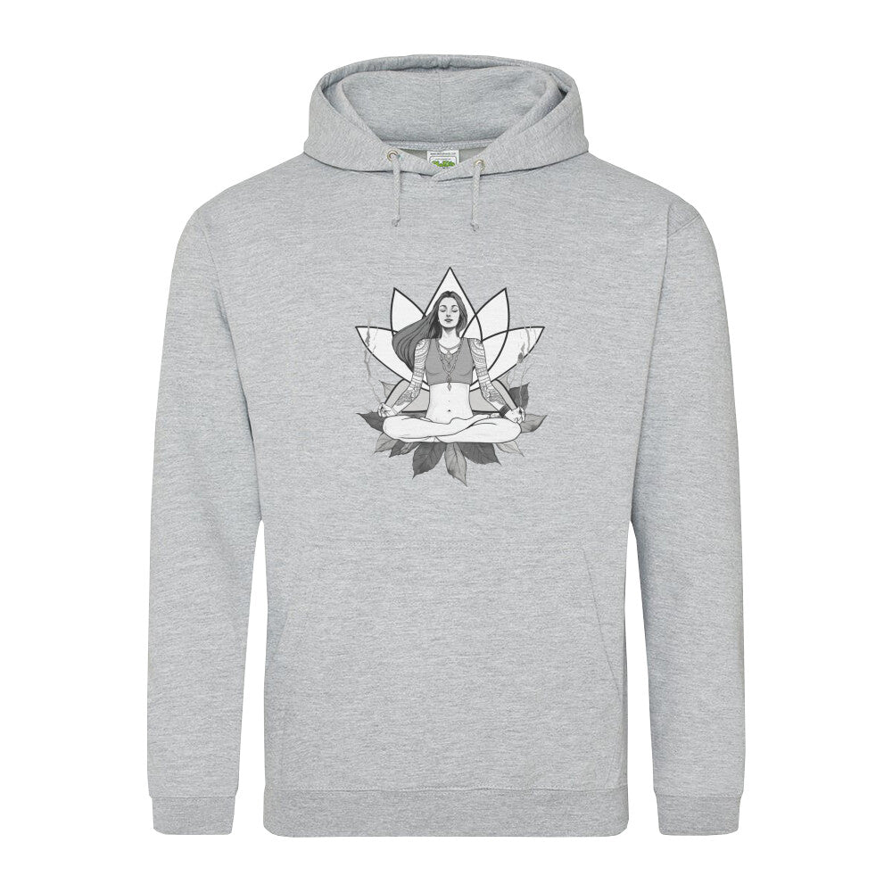 Yoga Hoodie grau nachhaltig