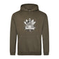 Kapuzenpullover Khaki Stylisch