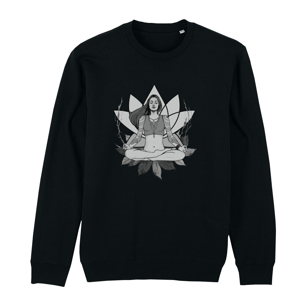 Bio Sweatshirt Schwarz Spiritual