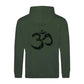 Stilvoller Zipper Hoodie  OM Symbol in verschiedenen Größen und Farben