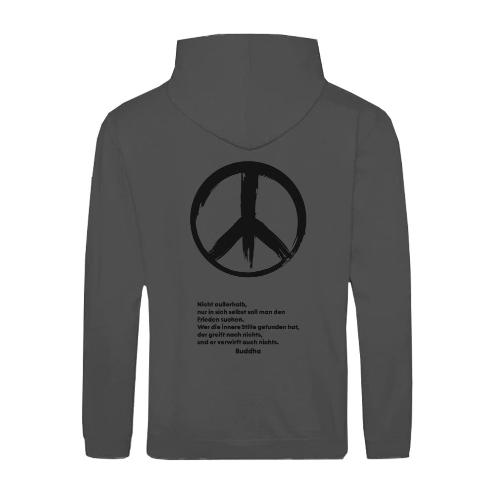 Zipper Hoodie  Peace Nachhaltig vegan