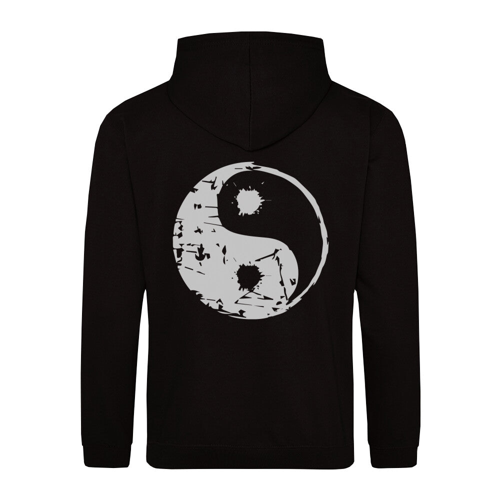 Stylischer Zipper Hoodie Yin Yang in verschiedenen Größen und Farben