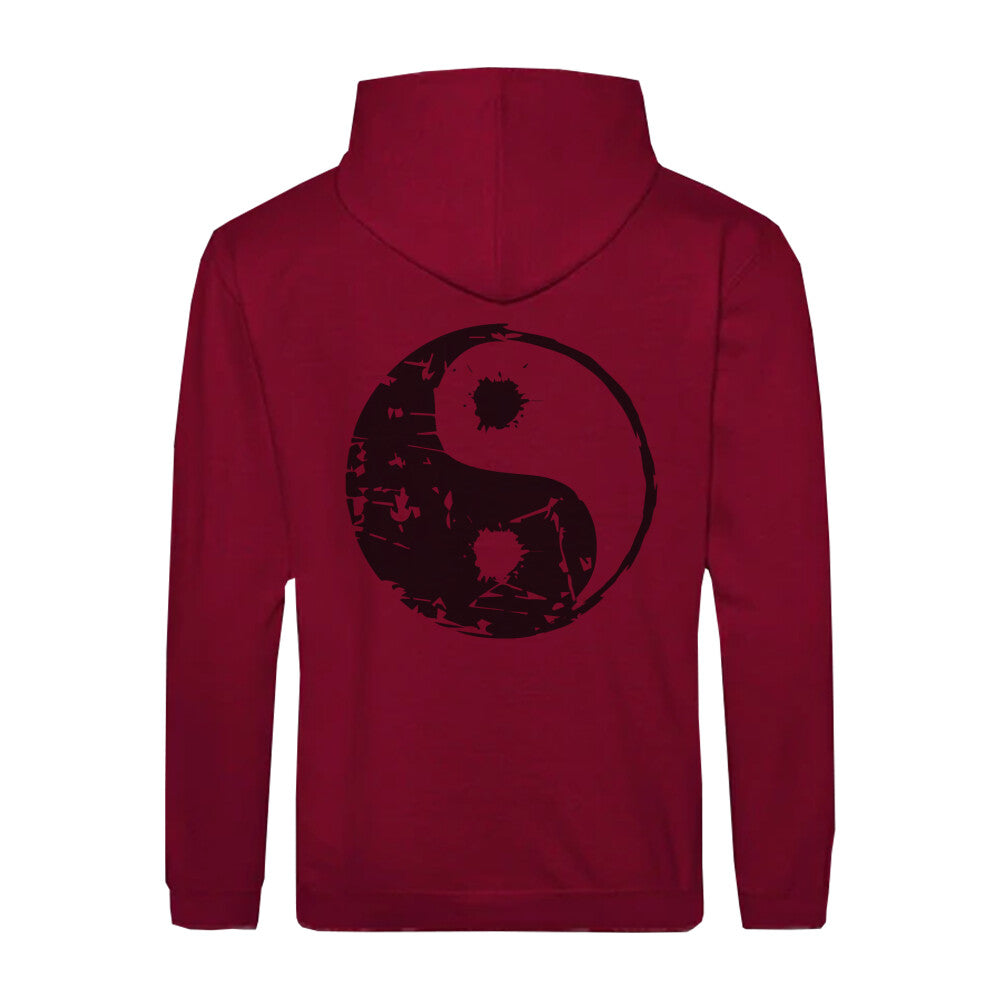 Stylischer Zipper Hoodie Yin Yang in verschiedenen Größen und Farben