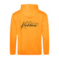 Kapuzenjacke Orange Karma vegan