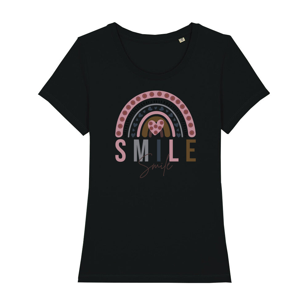 Smile Damen Tshirt Bio