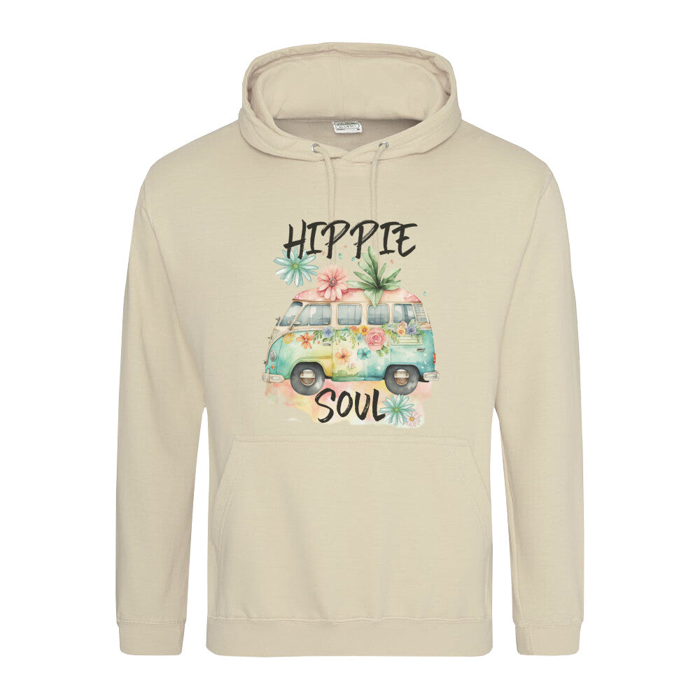 Stilvoller Hoodie Sand Hippie Soul