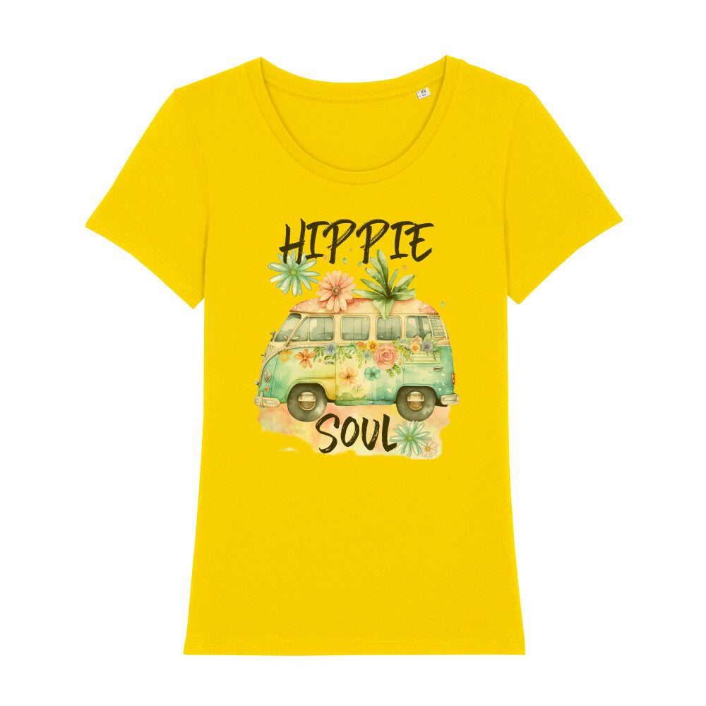 Hippie Tshirt Soul mit VW Bus Bio Qualität