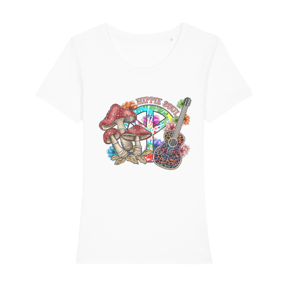 tshirt hippie soul mit bunten Motiv