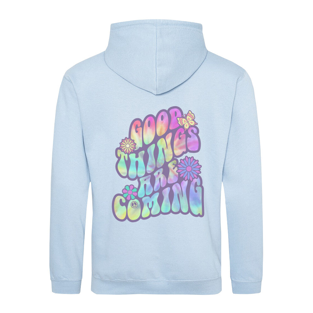 Hoodie in hippie style