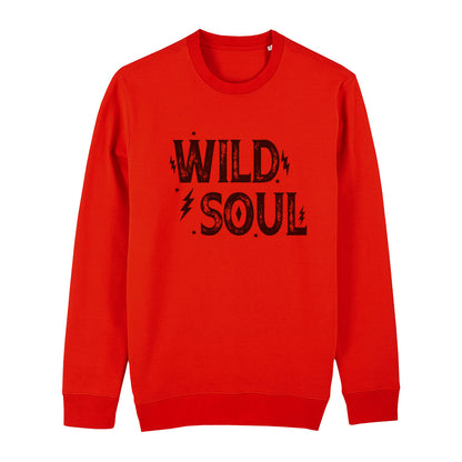 Bio Pulli mit Schrift wild soul