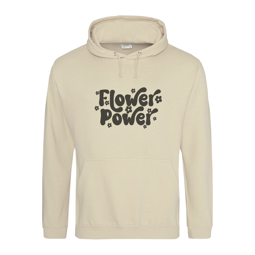 Flower Power Hoodie Sand