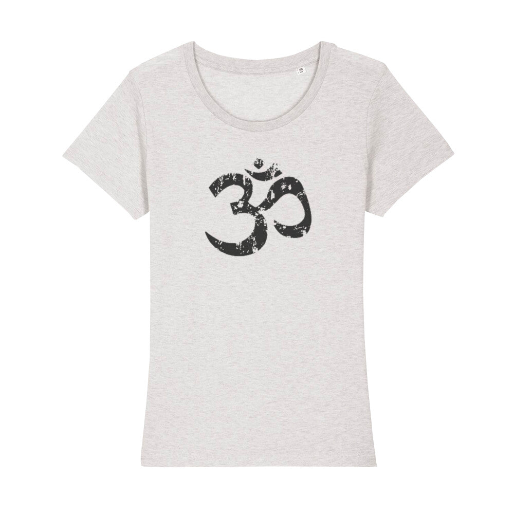 Bio T-Shirt für Frauen mit OM Symbol in verschiedenen Größen und Farben