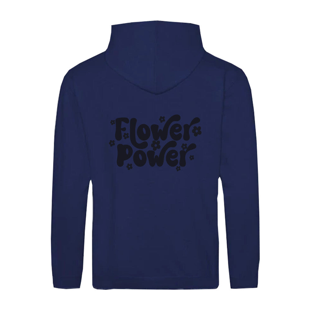 Stilvoller Flower Power Zipper Hoodie in verschiedenen Größen und Farben