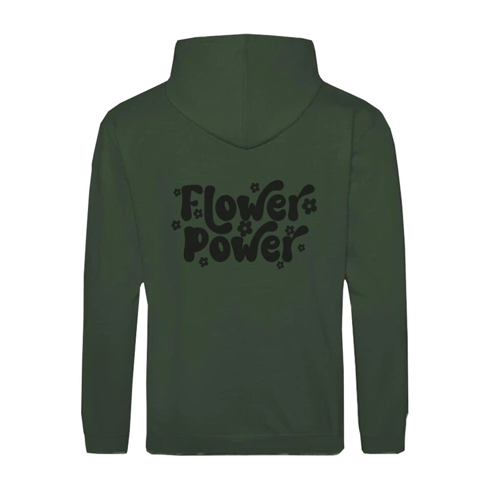 Stilvoller Flower Power Zipper Hoodie in verschiedenen Größen und Farben