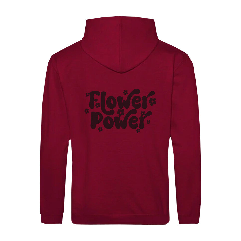 Stilvoller Flower Power Zipper Hoodie in verschiedenen Größen und Farben