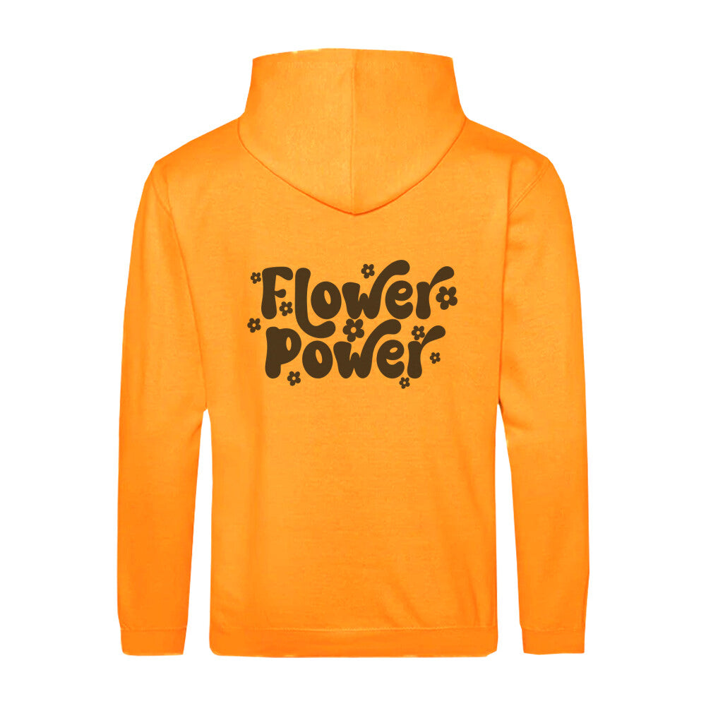 Stilvoller Flower Power Zipper Hoodie in verschiedenen Größen und Farben