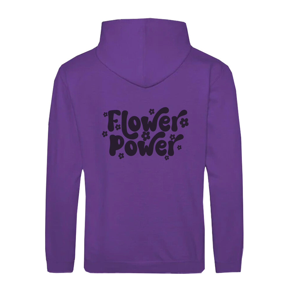 Stilvoller Flower Power Zipper Hoodie in verschiedenen Größen und Farben