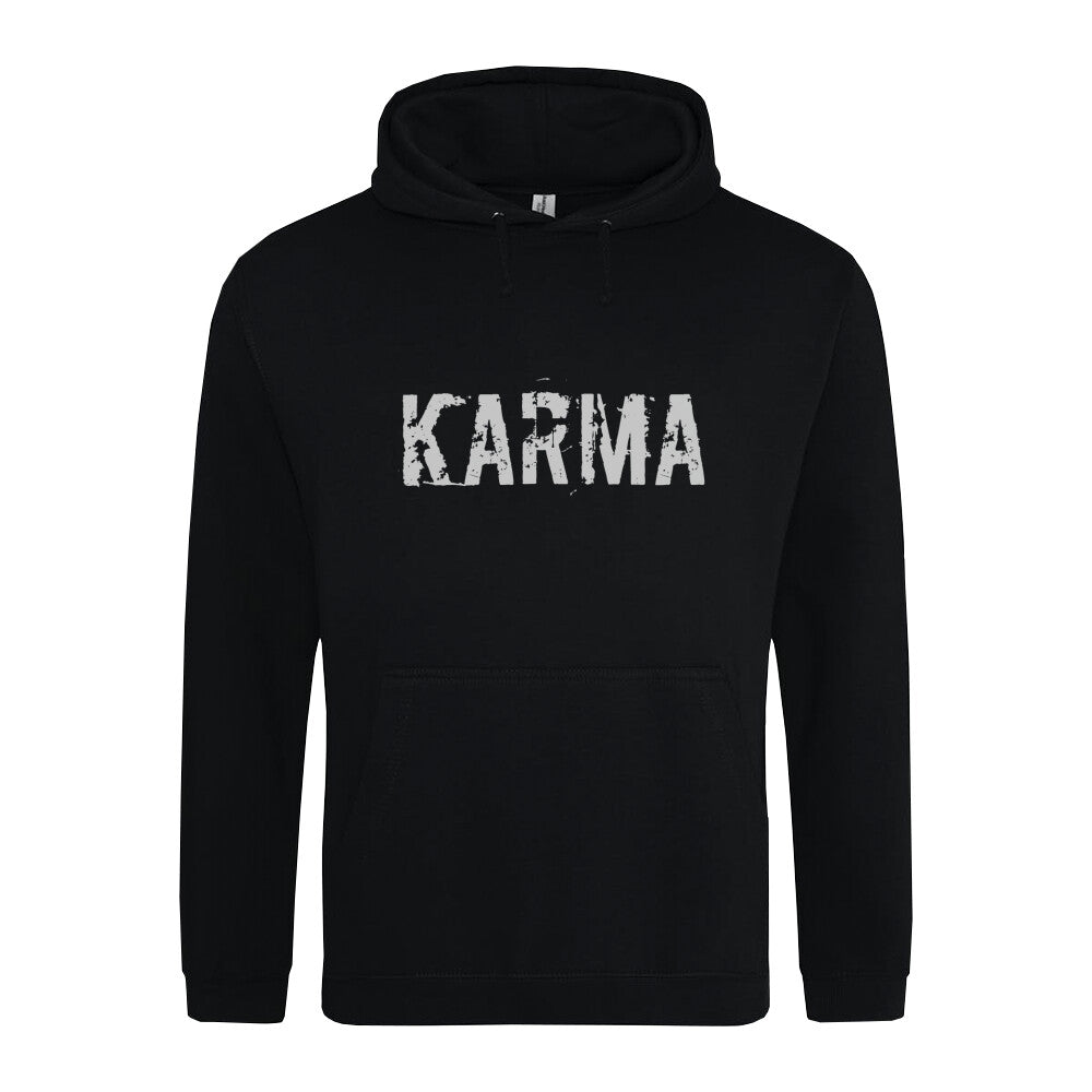 Nachhaltiger KARMA Hoodie schwarz