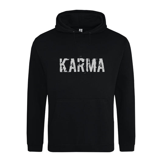 Nachhaltiger KARMA Hoodie schwarz