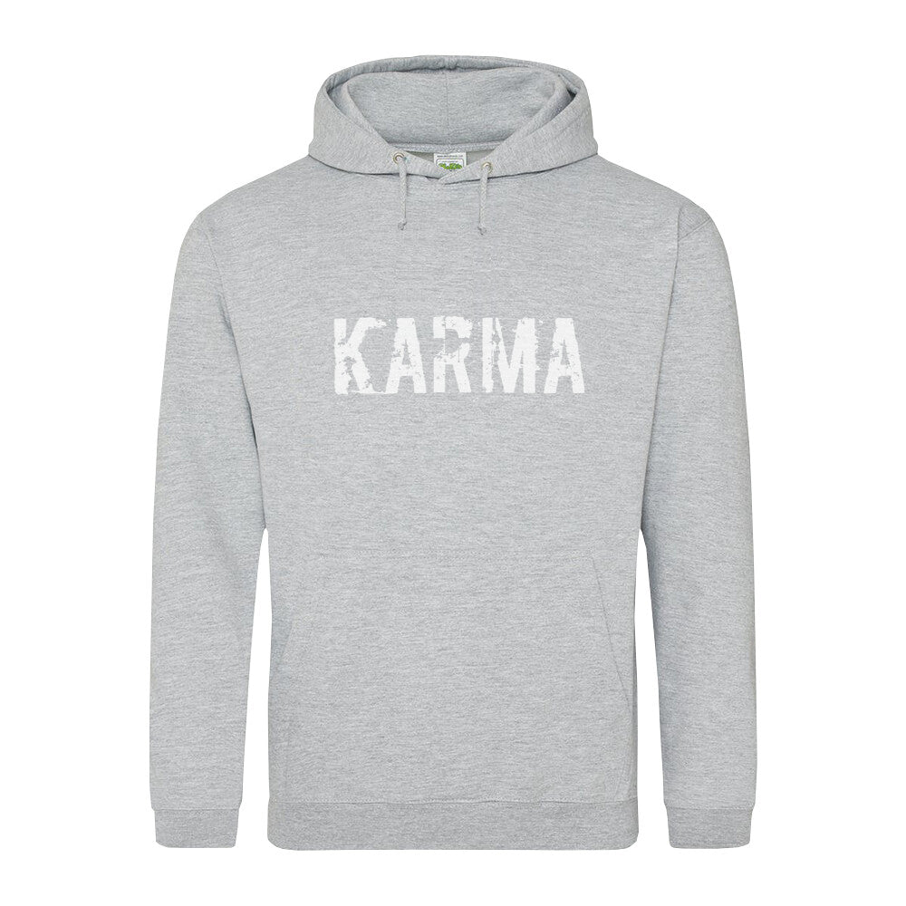 Nachhaltiger KARMA Hoodie Grau