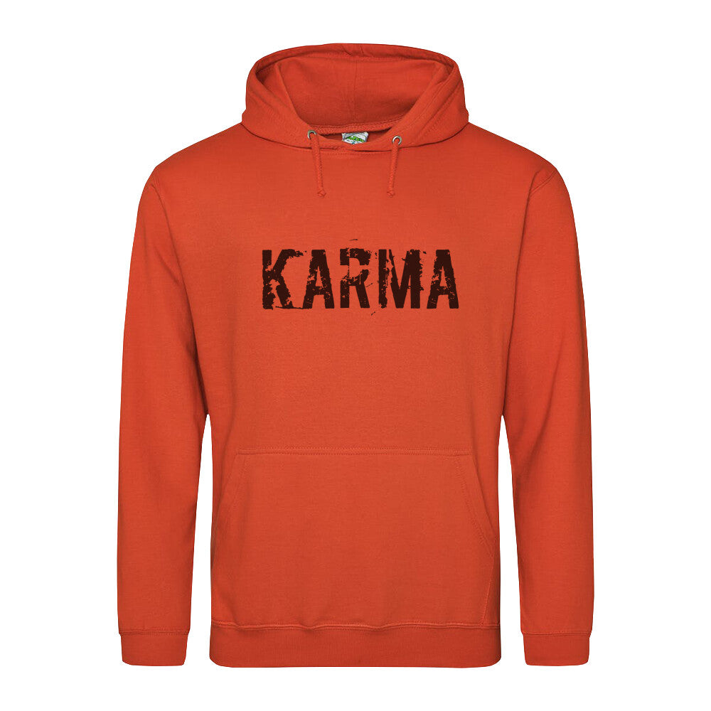 Stylischer und Nachhaltiger KARMA Hoodie Orange