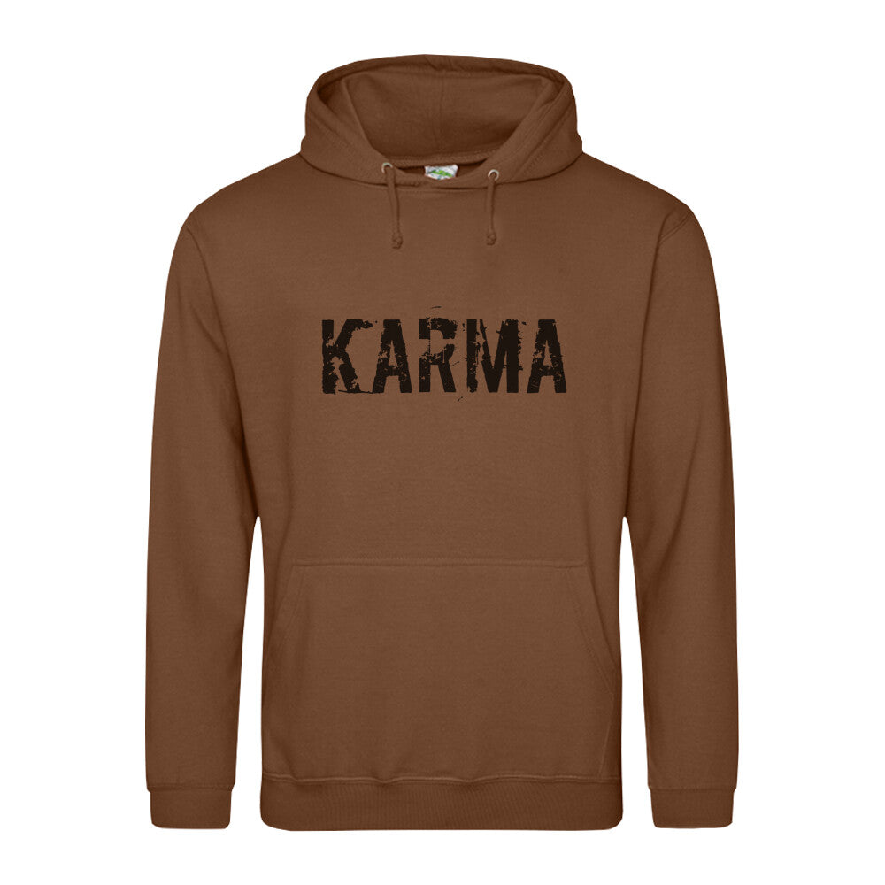 Stylischer und Nachhaltiger KARMA Hoodie Braun