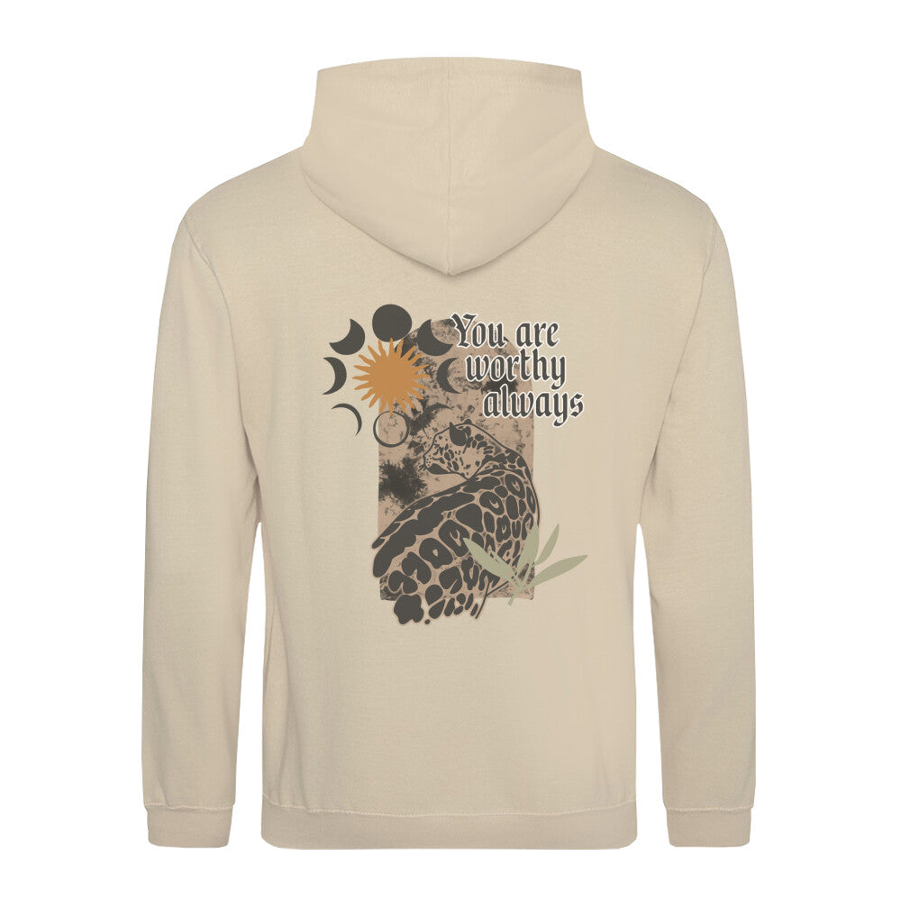 Spiritueller Sonne Mond Hoodie 