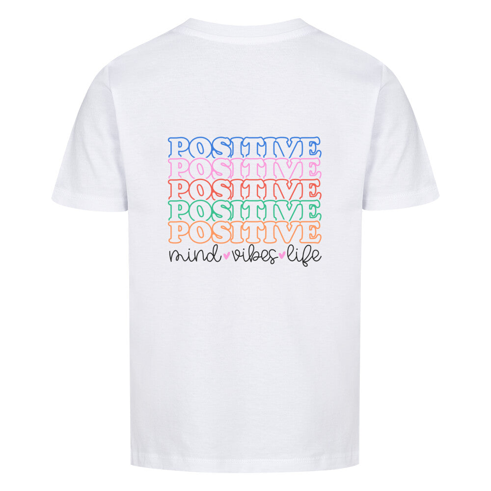 Bio Kindershirt Positive Vibes