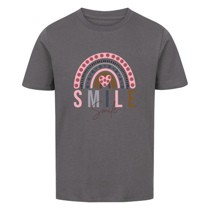 Baumwolle kindertshirt regenbogen smile