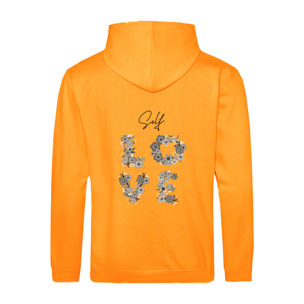 nachhaltige Sweatshirt jacke selbstliebe