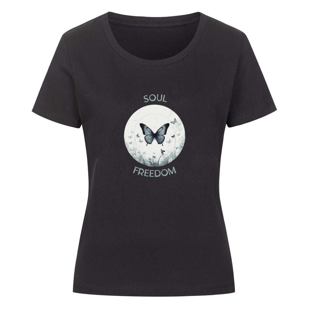 Bio tshirt Schmetterling Mond soul freedom