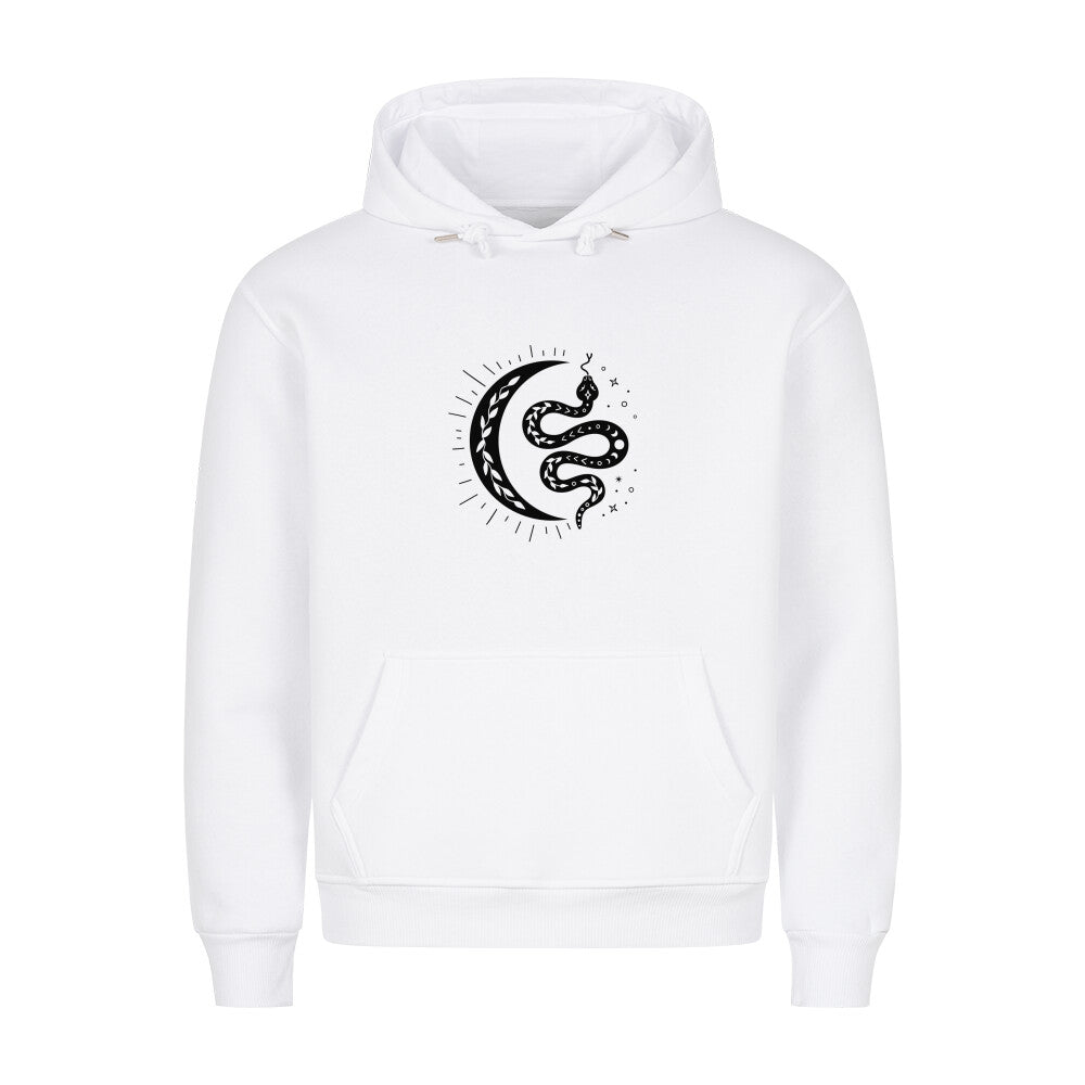 Boho Schlange Halbmond Hoodie Unisex