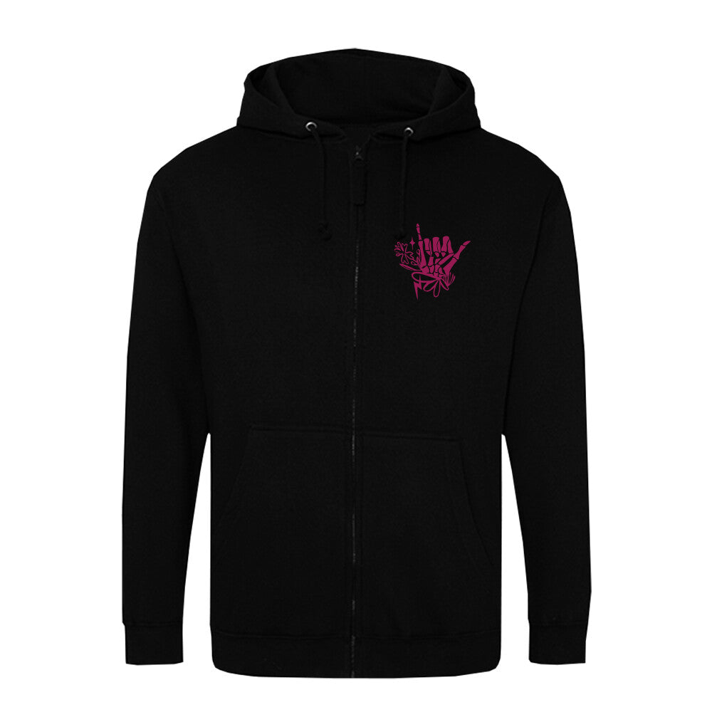 Totenkopf zipper Hoodie