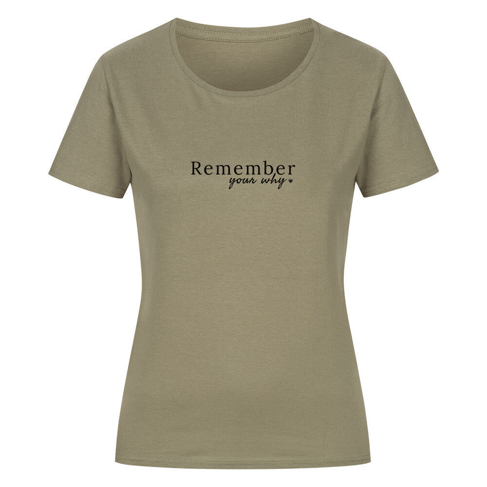 damen T-shirt mit motivation