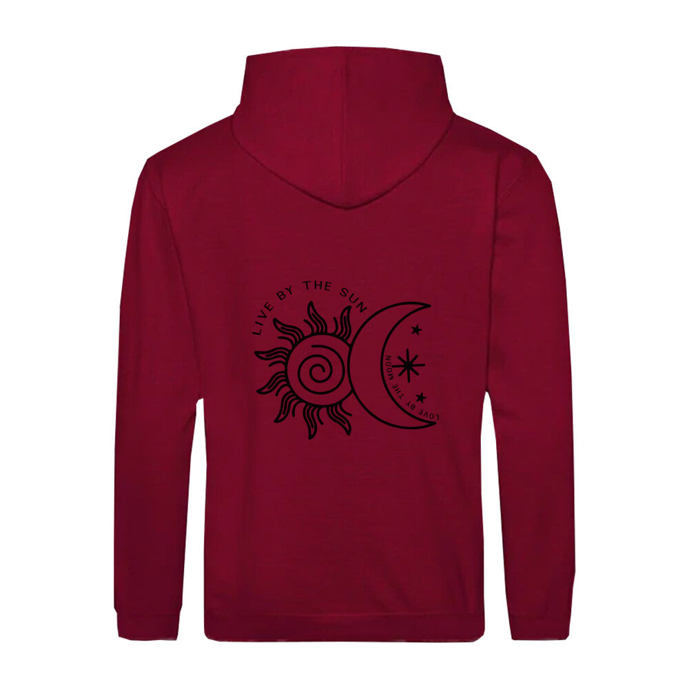 Sonne mond Zipper Hoodie