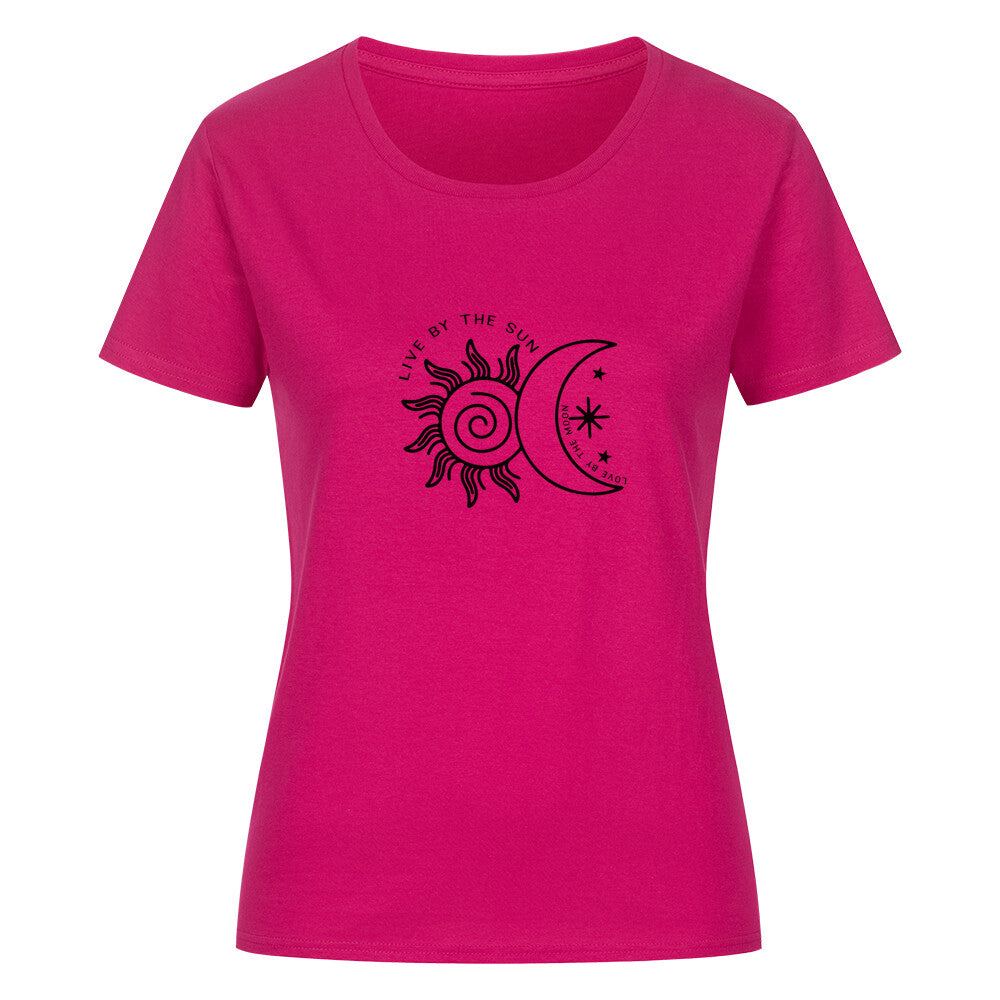 Spirituelle Damen shirt sonne mond