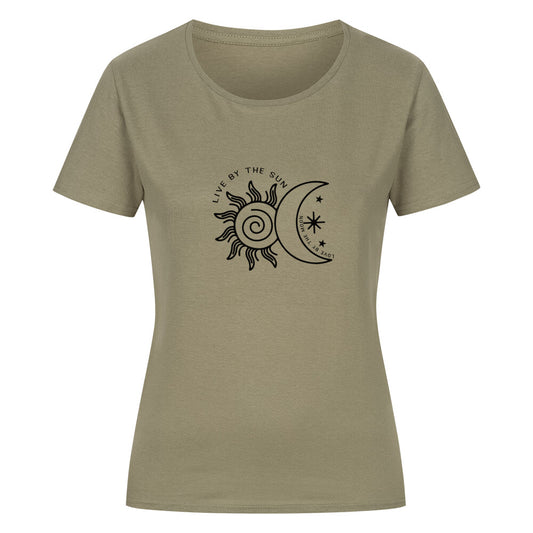 Damen tshirt sonne mond