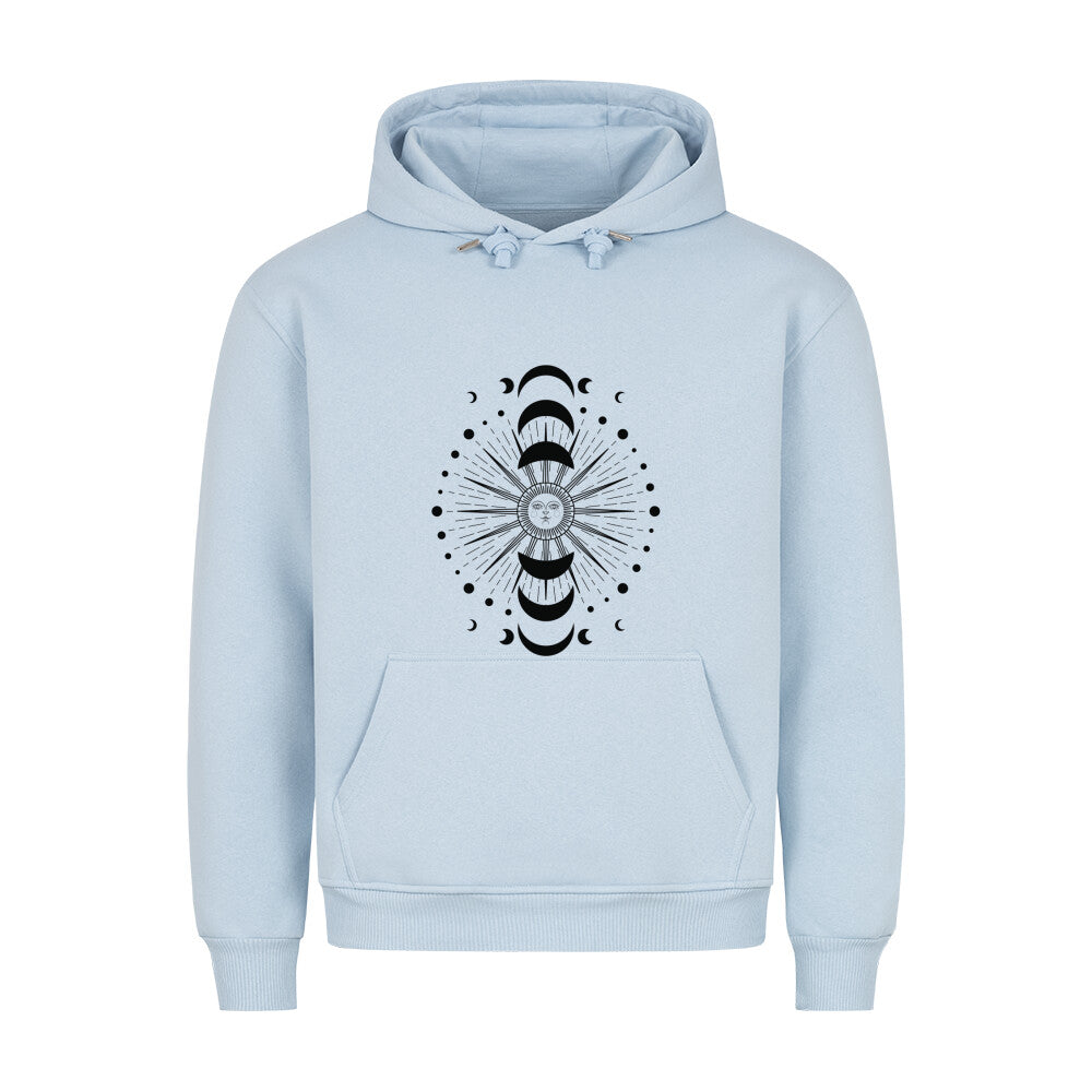 Spirituelle Sonne mond Kapuzenpullover