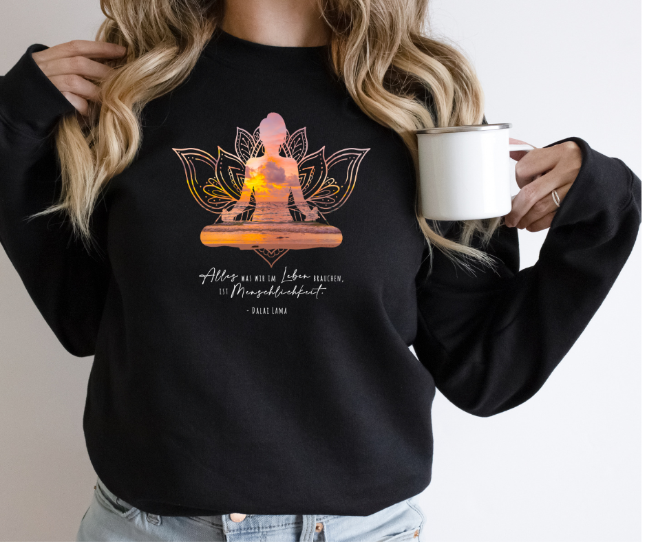 Damen Yoga Sweatshirt Lotus