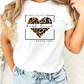 weisses Damen T-shirt Herz