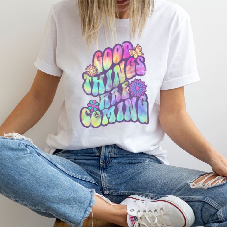 Bio shirt hippie mit Statement